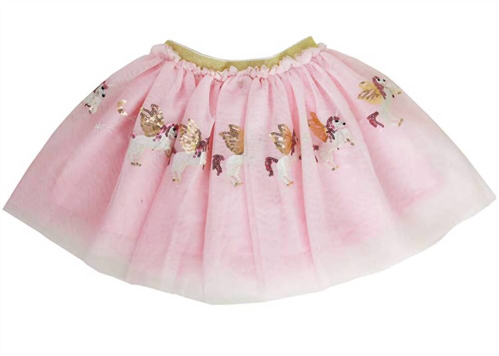 NEW SPARKLE SISTERS girls unicorn print tutu skirt in pink